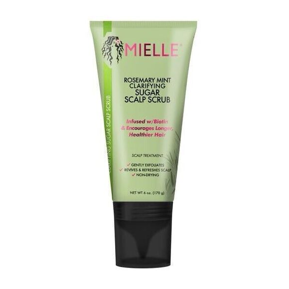 Mielle Organics Rosemary Mint Pre-Shampoo Clarifying Sugar Hair Scalp Scrub, 6oz - Picture 1 of 5